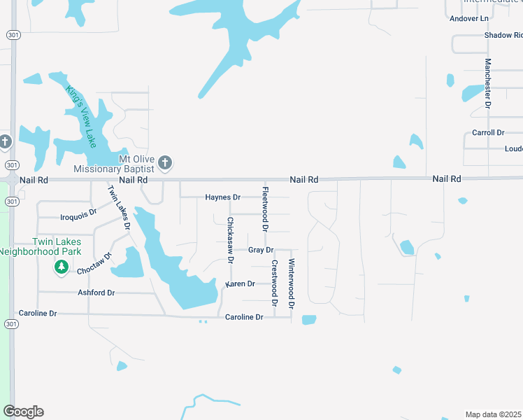 map of restaurants, bars, coffee shops, grocery stores, and more near 5134 Woody Drive in Horn Lake