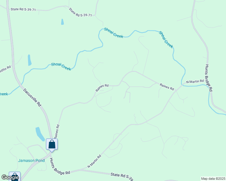 map of restaurants, bars, coffee shops, grocery stores, and more near 328 Raines Road in Easley