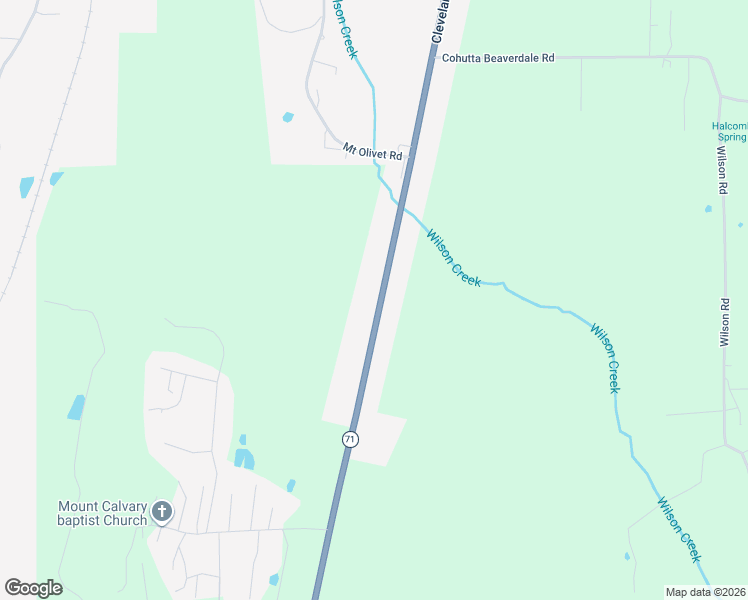 map of restaurants, bars, coffee shops, grocery stores, and more near 4881 Cleveland Highway in Cohutta