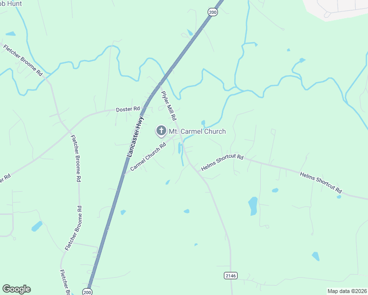 map of restaurants, bars, coffee shops, grocery stores, and more near State Road 2146 in Monroe