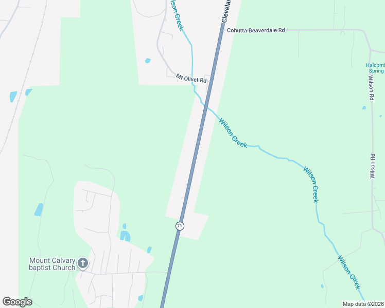 map of restaurants, bars, coffee shops, grocery stores, and more near 4881 Cleveland Highway in Cohutta