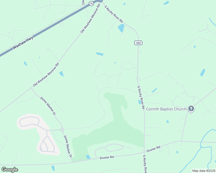 map of restaurants, bars, coffee shops, grocery stores, and more near 3600 Doster Road in Monroe