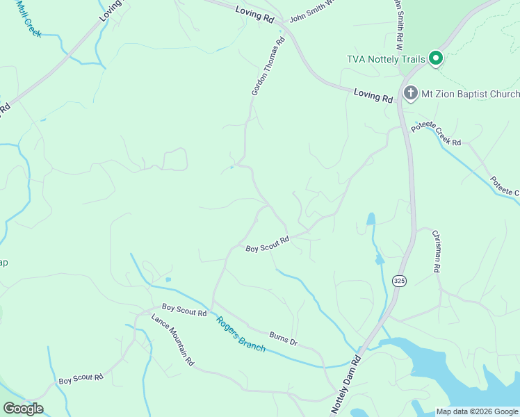 map of restaurants, bars, coffee shops, grocery stores, and more near 756 Gordon Thomas Road in Blairsville