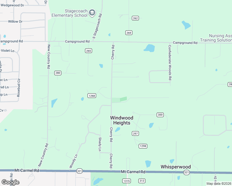 map of restaurants, bars, coffee shops, grocery stores, and more near 2385 Cherry Road in Cabot