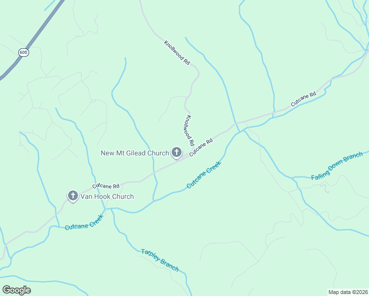 map of restaurants, bars, coffee shops, grocery stores, and more near 1200 Knollwood Lane in Mineral Bluff