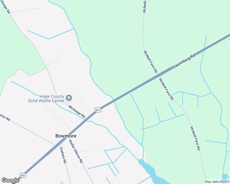 map of restaurants, bars, coffee shops, grocery stores, and more near 4308 Laurinburg Road in Raeford