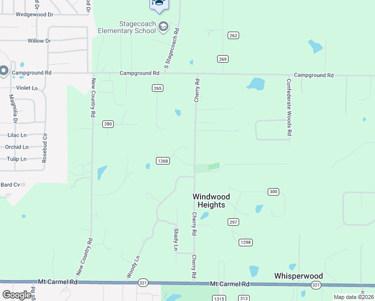 map of restaurants, bars, coffee shops, grocery stores, and more near 95 Windsong Cove in Cabot