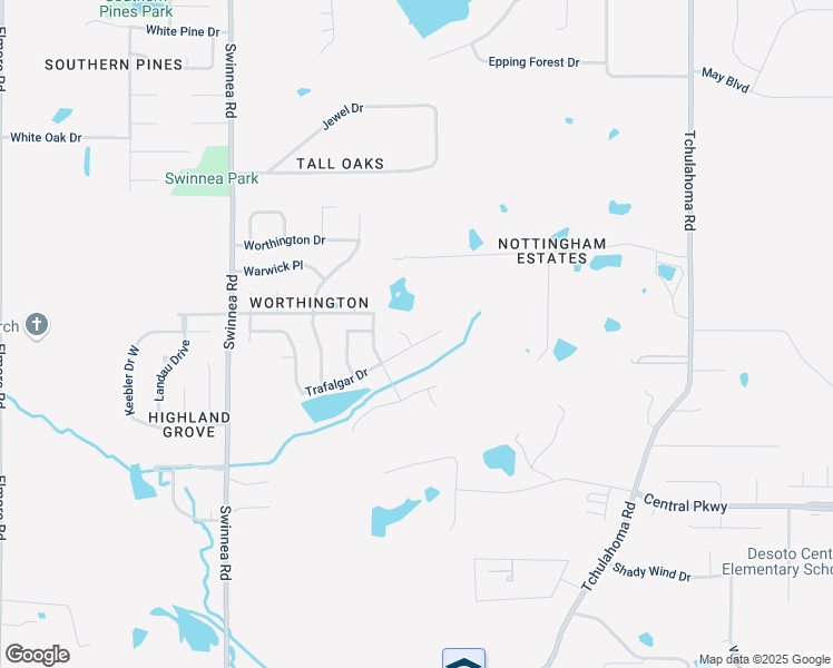 map of restaurants, bars, coffee shops, grocery stores, and more near 1380 Trafalgar Drive in Southaven