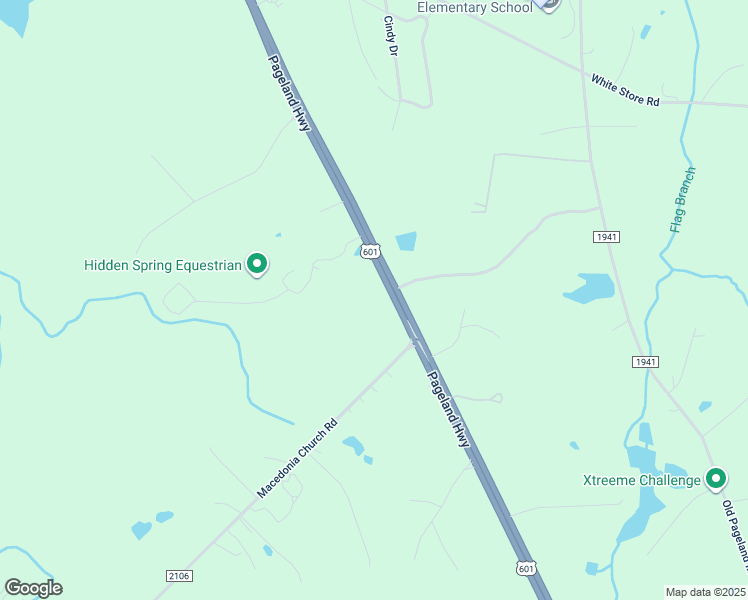 map of restaurants, bars, coffee shops, grocery stores, and more near 2516 Pageland Highway in Monroe