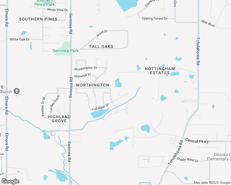 map of restaurants, bars, coffee shops, grocery stores, and more near 5961 Appian Way Cove in Southaven