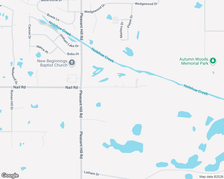 map of restaurants, bars, coffee shops, grocery stores, and more near 5185 Nail Road in Olive Branch
