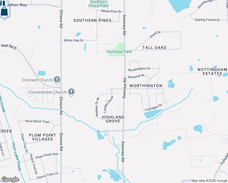 map of restaurants, bars, coffee shops, grocery stores, and more near 916 Keebler Cove in Southaven