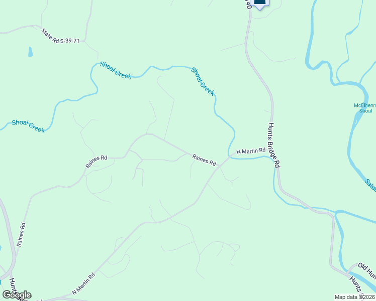 map of restaurants, bars, coffee shops, grocery stores, and more near 530 Raines Road in Easley
