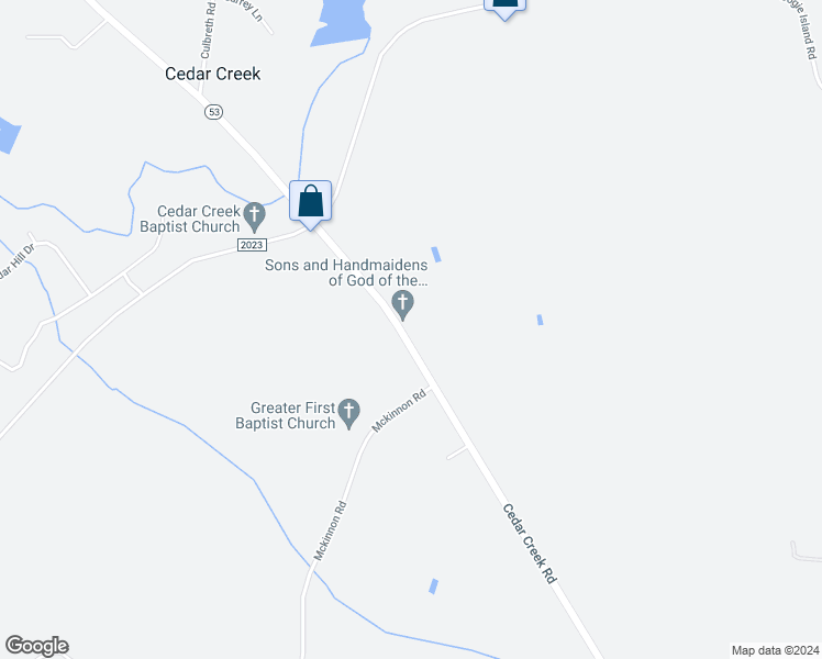 map of restaurants, bars, coffee shops, grocery stores, and more near 5471 Cedar Creek Road in Fayetteville
