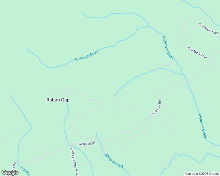 map of restaurants, bars, coffee shops, grocery stores, and more near 786 Hope Haven Lane in Rabun Gap