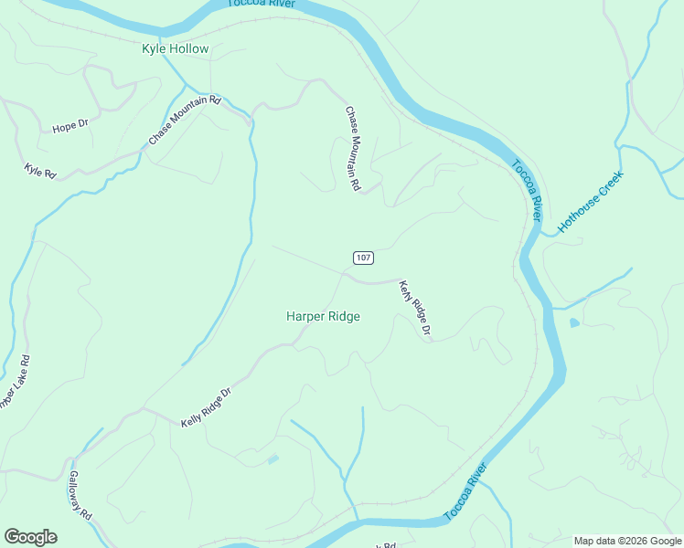 map of restaurants, bars, coffee shops, grocery stores, and more near 1119 Curtis Ridge in Blue Ridge