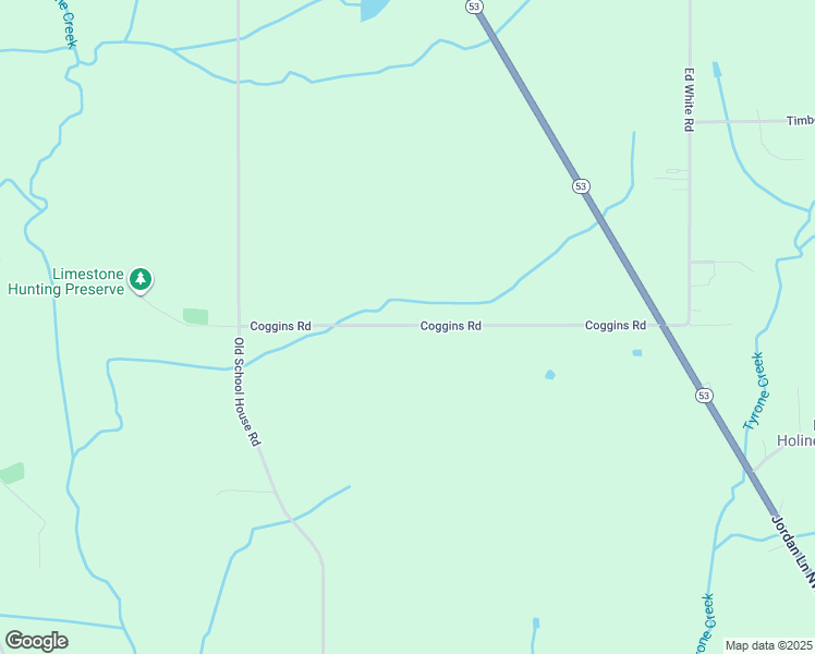 map of restaurants, bars, coffee shops, grocery stores, and more near 29209-29939 Coggins Road in Ardmore