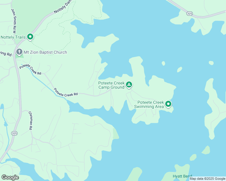 map of restaurants, bars, coffee shops, grocery stores, and more near 900 Poteete Creek Road in Blairsville