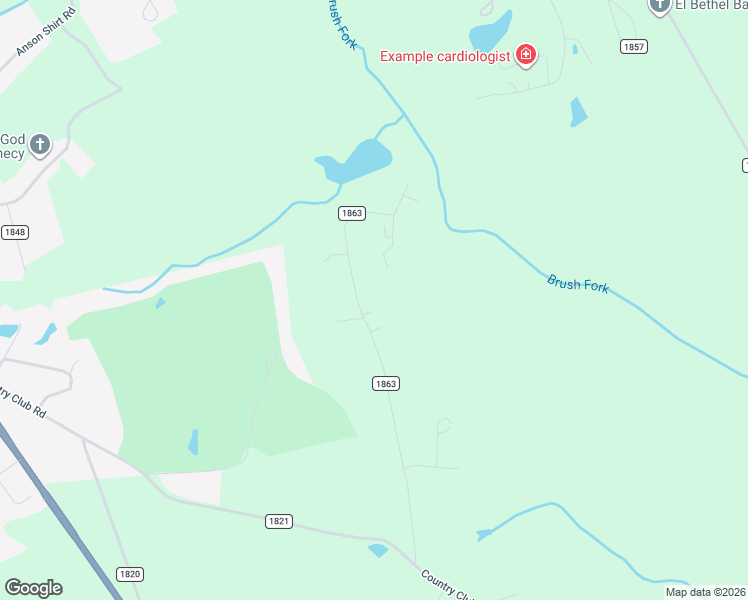 map of restaurants, bars, coffee shops, grocery stores, and more near 394 Gold Mine Road in Wadesboro