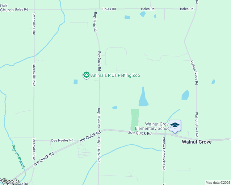 map of restaurants, bars, coffee shops, grocery stores, and more near 187 Roy Davis Road in New Market