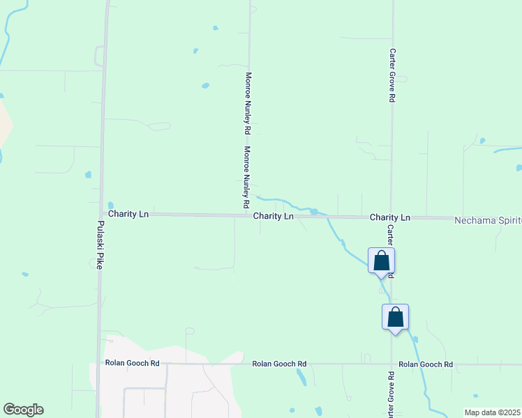 map of restaurants, bars, coffee shops, grocery stores, and more near 3263 Charity Lane in Hazel Green