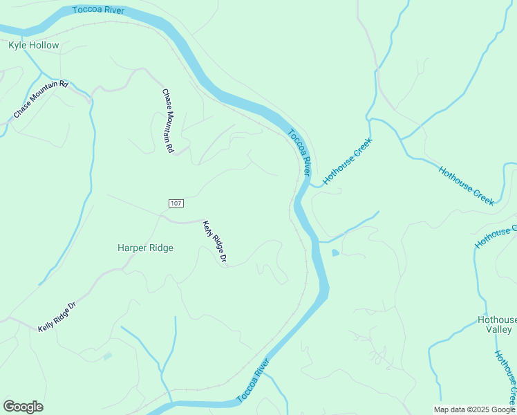 map of restaurants, bars, coffee shops, grocery stores, and more near 1425 Kelly Ridge Drive in Blue Ridge