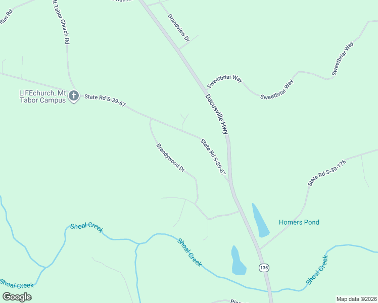 map of restaurants, bars, coffee shops, grocery stores, and more near 162 Brandywood Drive in Easley