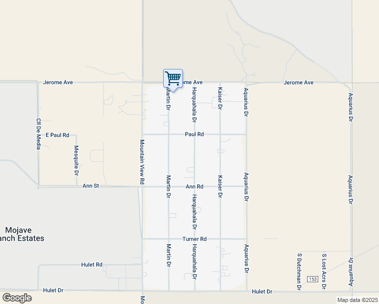 map of restaurants, bars, coffee shops, grocery stores, and more near 7169 Harquahala Drive in Mohave Valley