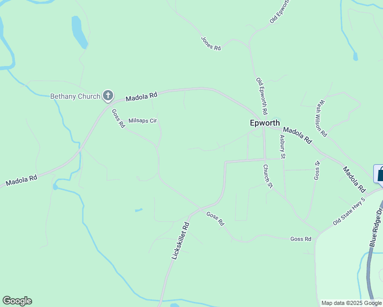 map of restaurants, bars, coffee shops, grocery stores, and more near in Epworth