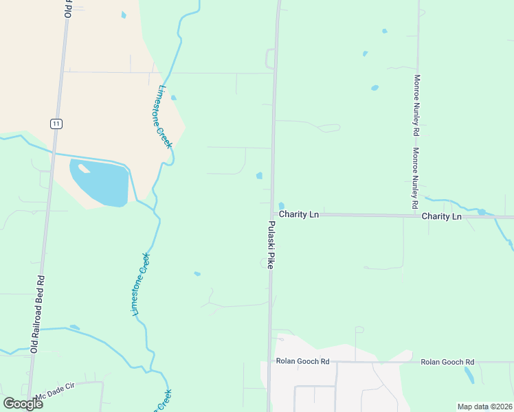 map of restaurants, bars, coffee shops, grocery stores, and more near 12313 Pulaski Pike in Toney