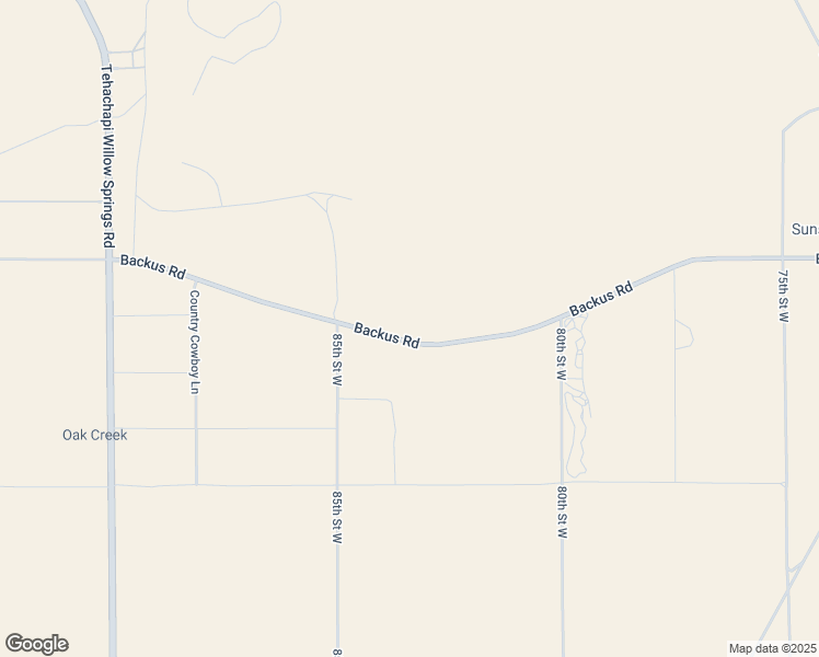 map of restaurants, bars, coffee shops, grocery stores, and more near Backus Road in Willow Springs