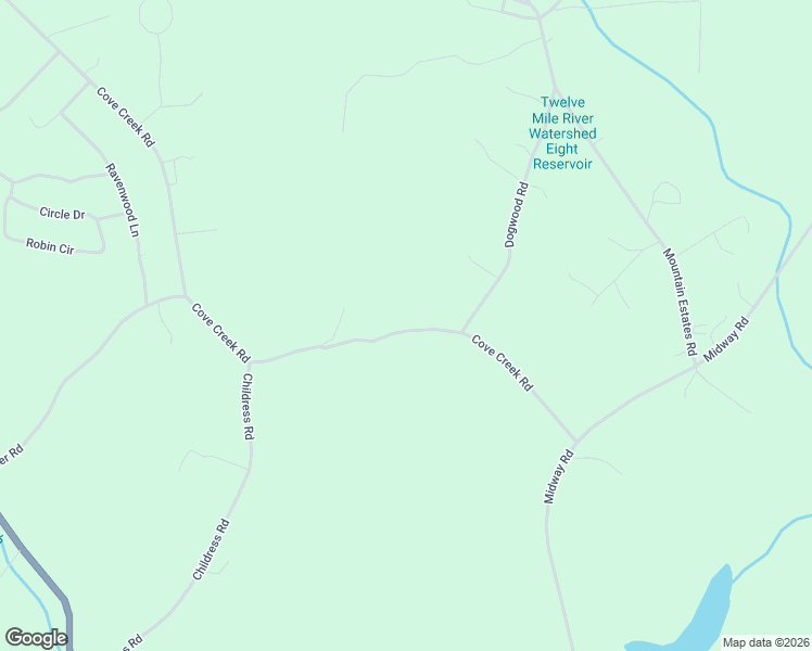 map of restaurants, bars, coffee shops, grocery stores, and more near 1279 Cove Creek Road in Pickens