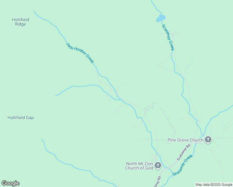 map of restaurants, bars, coffee shops, grocery stores, and more near 283 Jack Creek Road in Hiawassee