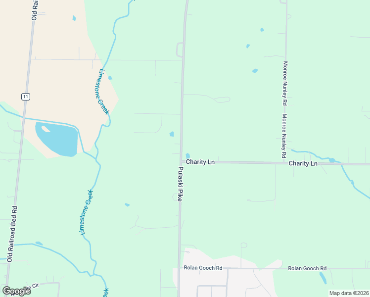 map of restaurants, bars, coffee shops, grocery stores, and more near 12313 Pulaski Pike in Toney