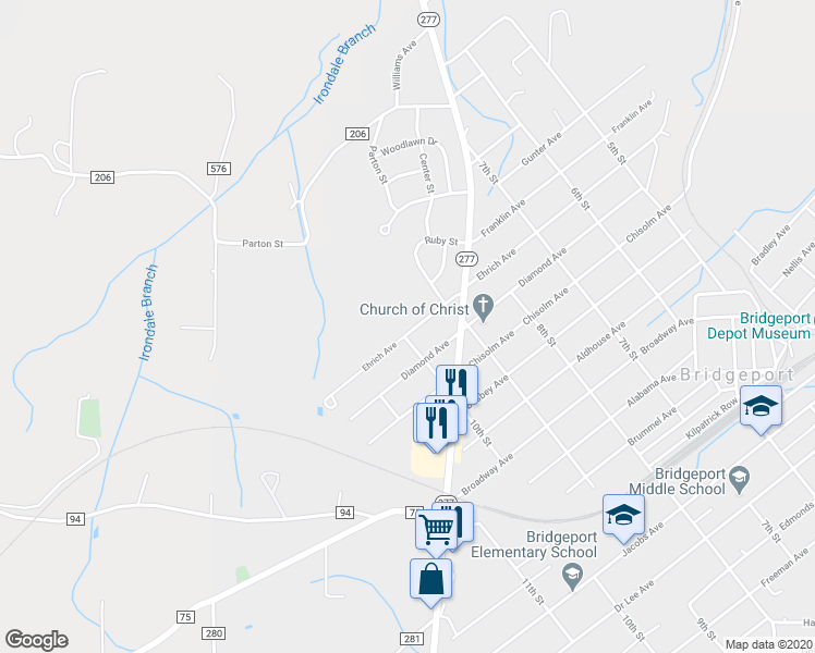 map of restaurants, bars, coffee shops, grocery stores, and more near 919 Erich Avenue in Bridgeport