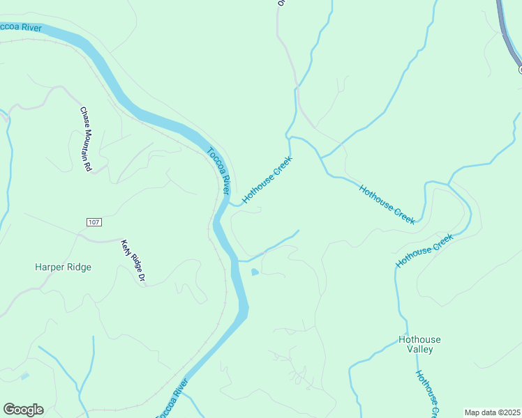 map of restaurants, bars, coffee shops, grocery stores, and more near 721 Toccoa Camp Trail in Mineral Bluff
