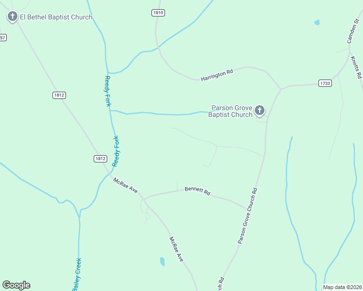 map of restaurants, bars, coffee shops, grocery stores, and more near 433 Parson Road in Wadesboro