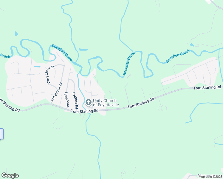 map of restaurants, bars, coffee shops, grocery stores, and more near 1505 Tom Starling Road in Fayetteville