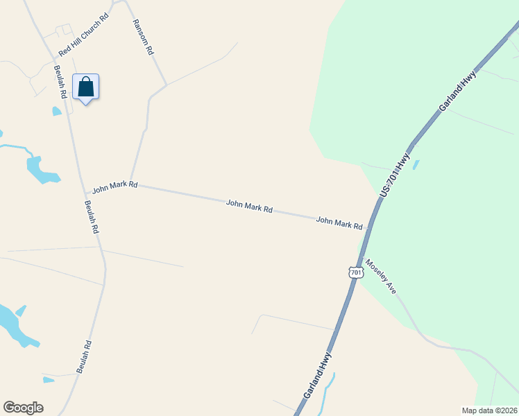 map of restaurants, bars, coffee shops, grocery stores, and more near 386 John Mark Road in Clinton