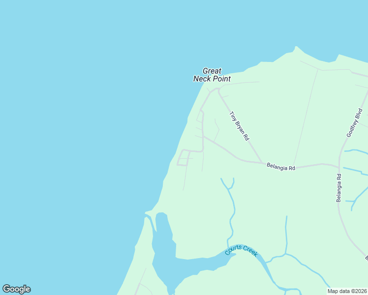 map of restaurants, bars, coffee shops, grocery stores, and more near 124 Great Neck Rd in Havelock