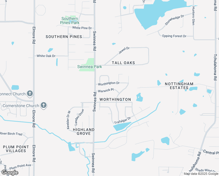 map of restaurants, bars, coffee shops, grocery stores, and more near 1111 Worthington Drive in Southaven