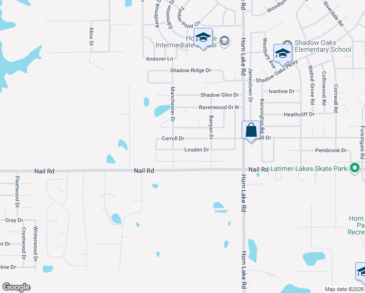 map of restaurants, bars, coffee shops, grocery stores, and more near 4305 Carroll Drive in Horn Lake