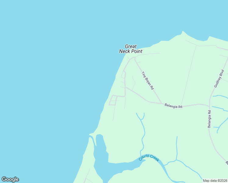 map of restaurants, bars, coffee shops, grocery stores, and more near 124 Great Neck Road in Havelock