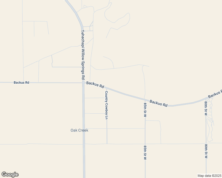 map of restaurants, bars, coffee shops, grocery stores, and more near Backus Road in Willow Springs