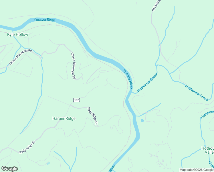 map of restaurants, bars, coffee shops, grocery stores, and more near 1119-1127 Curtis Ridge in Blue Ridge
