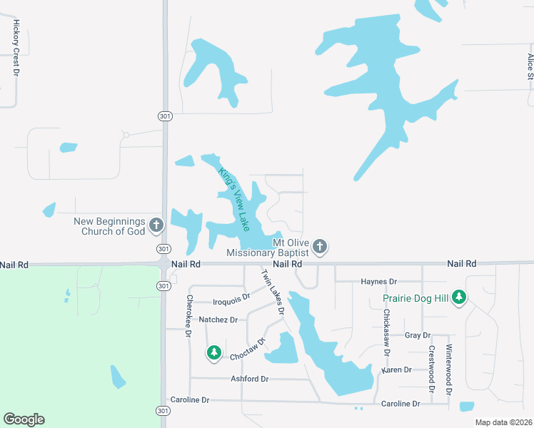 map of restaurants, bars, coffee shops, grocery stores, and more near 6175 Lake Front Drive in Horn Lake