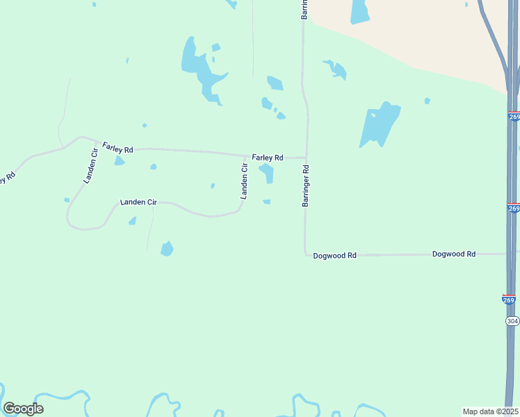 map of restaurants, bars, coffee shops, grocery stores, and more near 81 Landen Circle in Byhalia