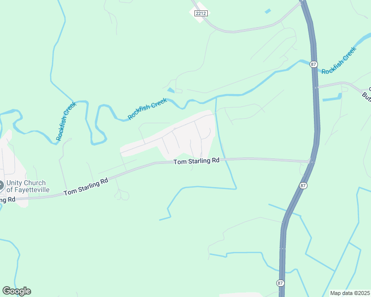 map of restaurants, bars, coffee shops, grocery stores, and more near 1919 Tom Starling Road in Fayetteville
