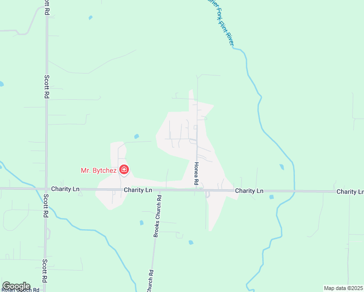map of restaurants, bars, coffee shops, grocery stores, and more near 136 Jones Lane in Hazel Green