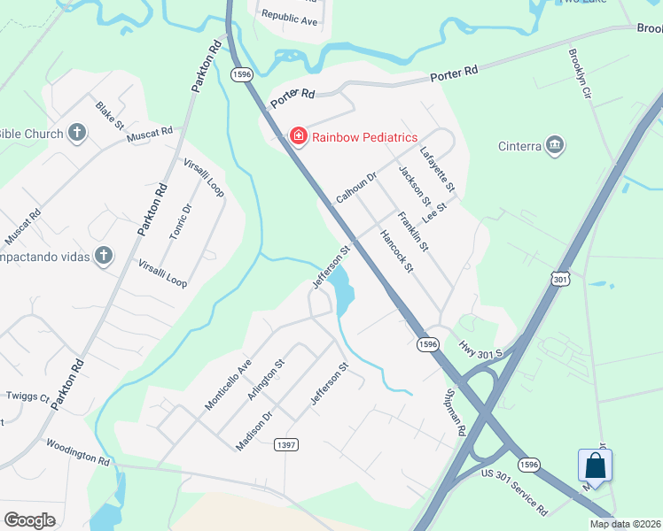 map of restaurants, bars, coffee shops, grocery stores, and more near 4559 Monticello Avenue in Hope Mills